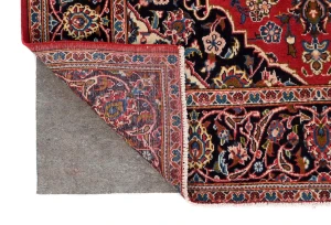 Vintage Red Traditional Floral 5X7 Kashan Persian Rug