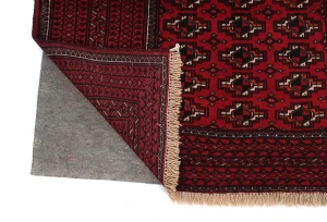 Vintage Red Tribal 4X7 Turkoman Persian Rug