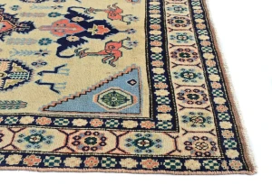 Vintage Red Pictoral Traditional 4X6 Tabriz Persian Rug