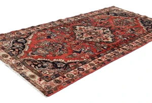 Vintage Red Tribal 3'4X6'10 Lilian Persian Rug