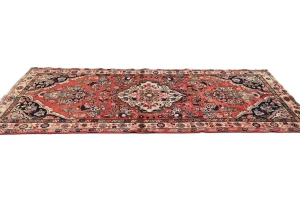 Vintage Red Tribal 3'4X6'10 Lilian Persian Rug