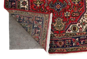 Vintage Red Traditional 3X5 Tabriz Persian Rug