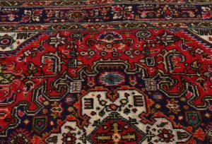 Vintage Red Traditional 3X5 Tabriz Persian Rug