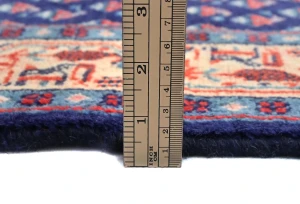 Vintage Purple-navy Tribal 3X5 Botemir Persian Rug