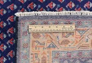 Vintage Purple-navy Tribal 3X5 Botemir Persian Rug