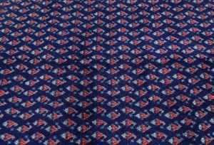 Vintage Purple-navy Tribal 3X5 Botemir Persian Rug