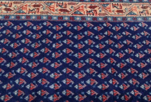 Vintage Purple-navy Tribal 3X5 Botemir Persian Rug