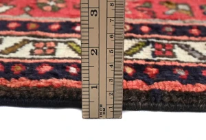 Vintage Red Tribal 2X10 Karajeh Persian Runner Rug