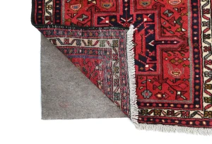 Vintage Red Tribal 2X10 Karajeh Persian Runner Rug
