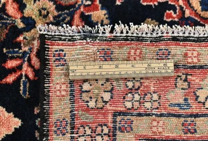 Vintage Purple-navy Tribal 3X15 Hamedan Persian Runner Rug