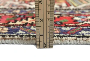 Vintage Cream Traditional 3X12 Tabriz Persian Runner Rug