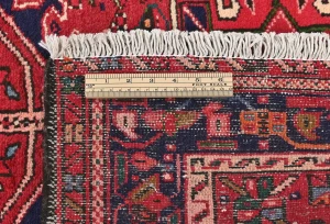 Vintage Red Tribal 4X7 Karajeh Persian Rug