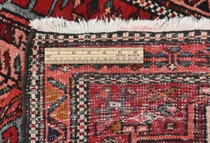 Vintage Red Tribal 2X10 Karajeh Persian Runner Rug