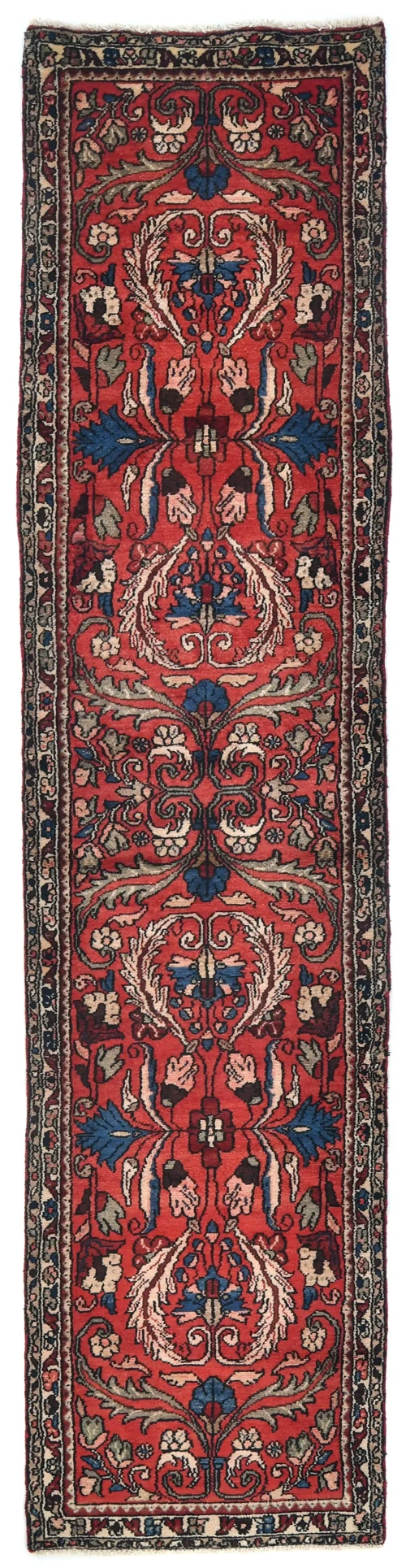 Vintage Red Tribal 3X11 Lilian Persian Runner Rug