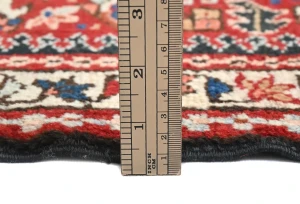 Vintage Red Tribal 3X10 Karajeh Persian Runner Rug