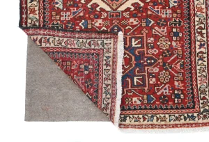 Vintage Red Tribal 3X10 Karajeh Persian Runner Rug