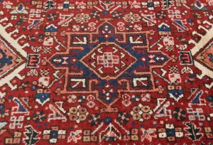 Vintage Red Tribal 3X10 Karajeh Persian Runner Rug