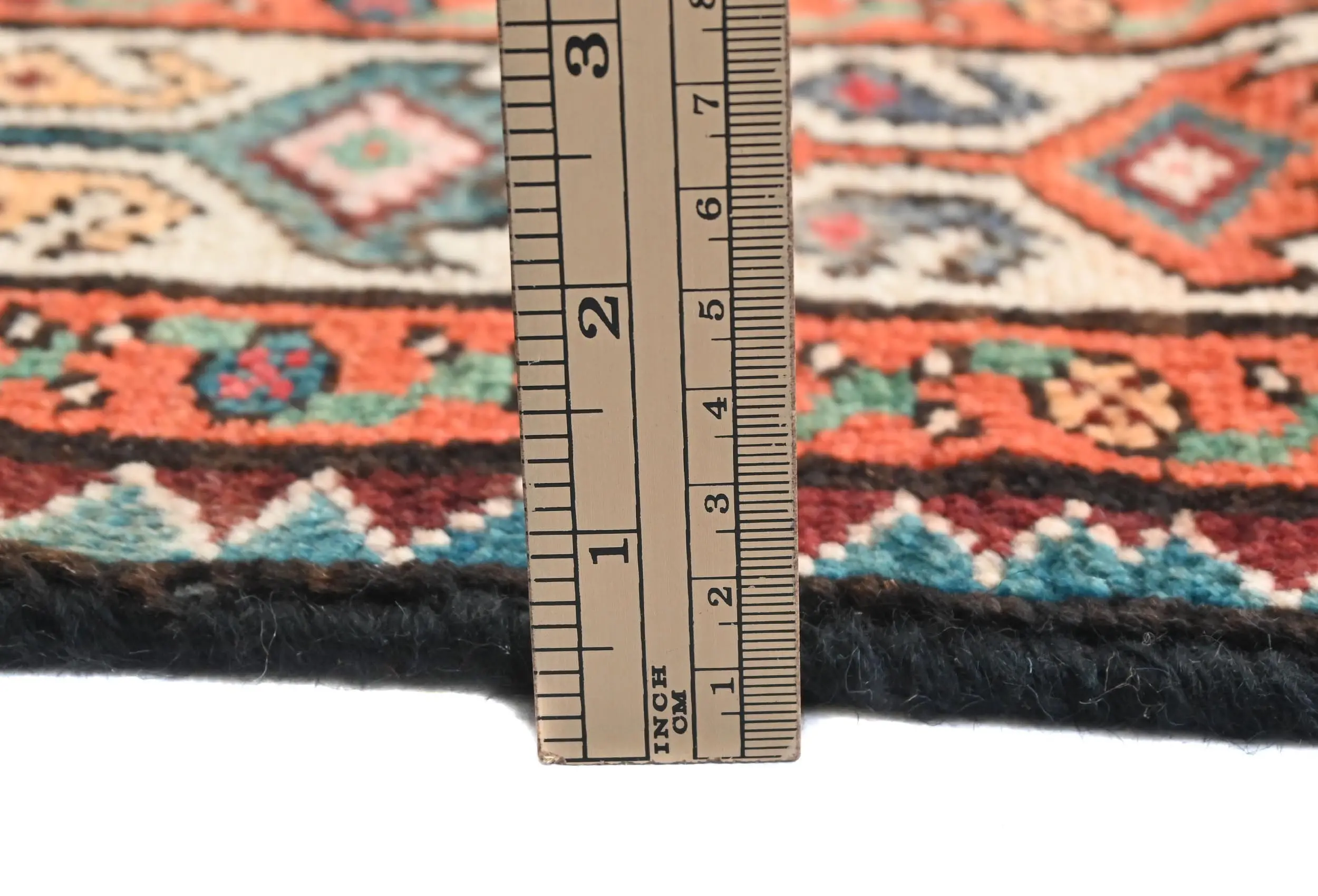 Vintage Plum Floral Tribal 4X11 Hamedan Persian Runner Rug
