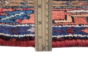 Vintage Dark Purple-navy Tribal 4'6X10'2 Nahavand Persian Runner Rug