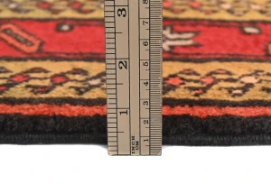 Vintage Purple Tribal 5X10 Meshkin Persian Runner Rug