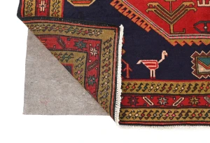 Vintage Purple Tribal 5X10 Meshkin Persian Runner Rug