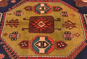 Vintage Purple Tribal 5X10 Meshkin Persian Runner Rug