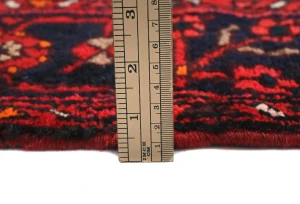 Vintage Khaki Tribal 3'7X9'5 Balouch Persian Runner Rug