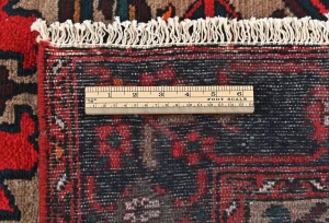 Vintage Khaki Tribal 3'7X9'5 Balouch Persian Runner Rug