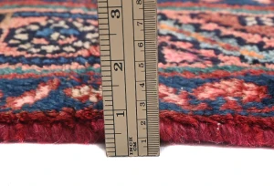 Vintage Plum Floral Tribal 4'3X8'8 Hamedan Persian Rug