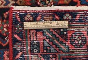 Vintage Plum Floral Tribal 4'3X8'8 Hamedan Persian Rug