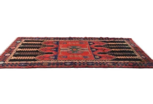 Vintage Tribal Plum 4'7X9'6 Nahavand Persian Rug