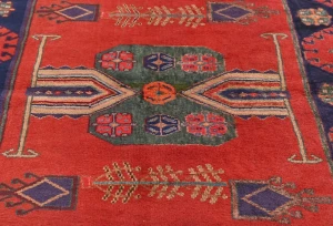 Vintage Tribal Plum 4'7X9'6 Nahavand Persian Rug