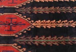 Vintage Tribal Plum 4'7X9'6 Nahavand Persian Rug