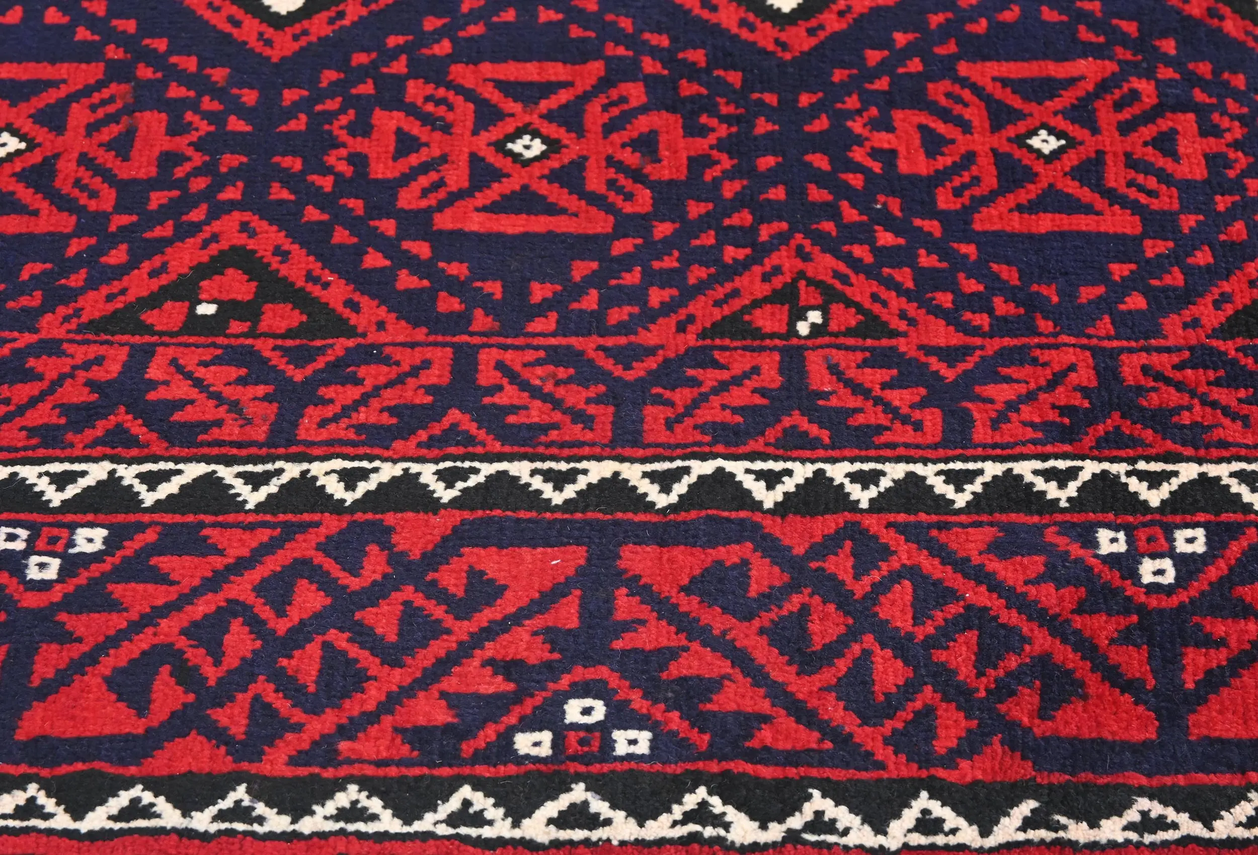 Vintage Red Tribal 5X10 Balouch Persian Runner Rug