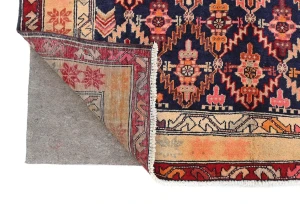 Vintage Tribal Purple-navy 4'6X9'8 Meshkin Persian Rug