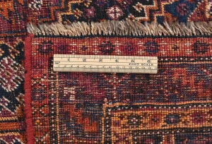 Semi Antique Charcoal Tribal 5X8 Shiraz Persian Rug