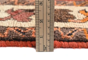 Vintage Red Tribal 5'6X6'9 Bakhtiari Persian Rug