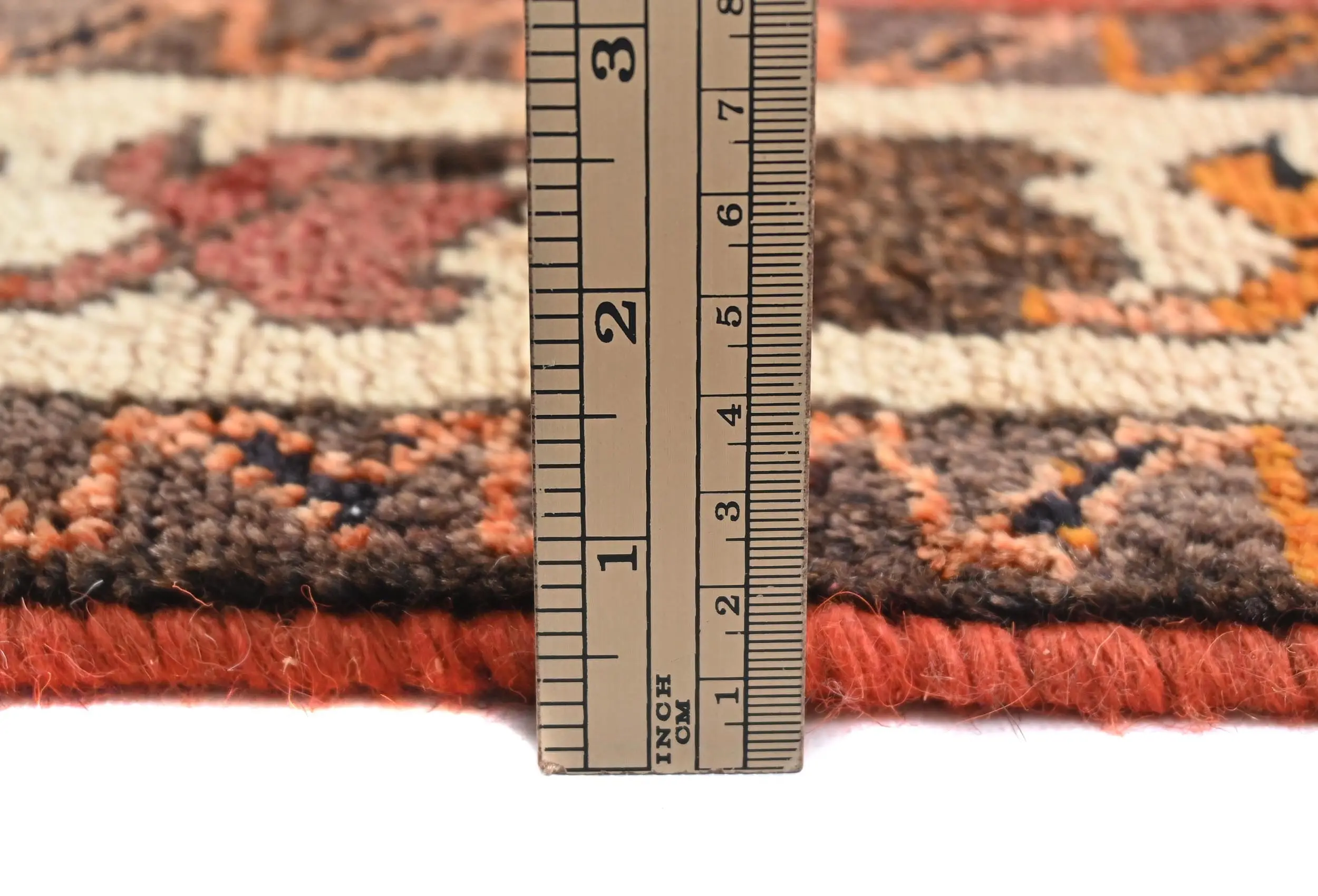 Vintage Red Tribal 5'6X6'9 Bakhtiari Persian Rug
