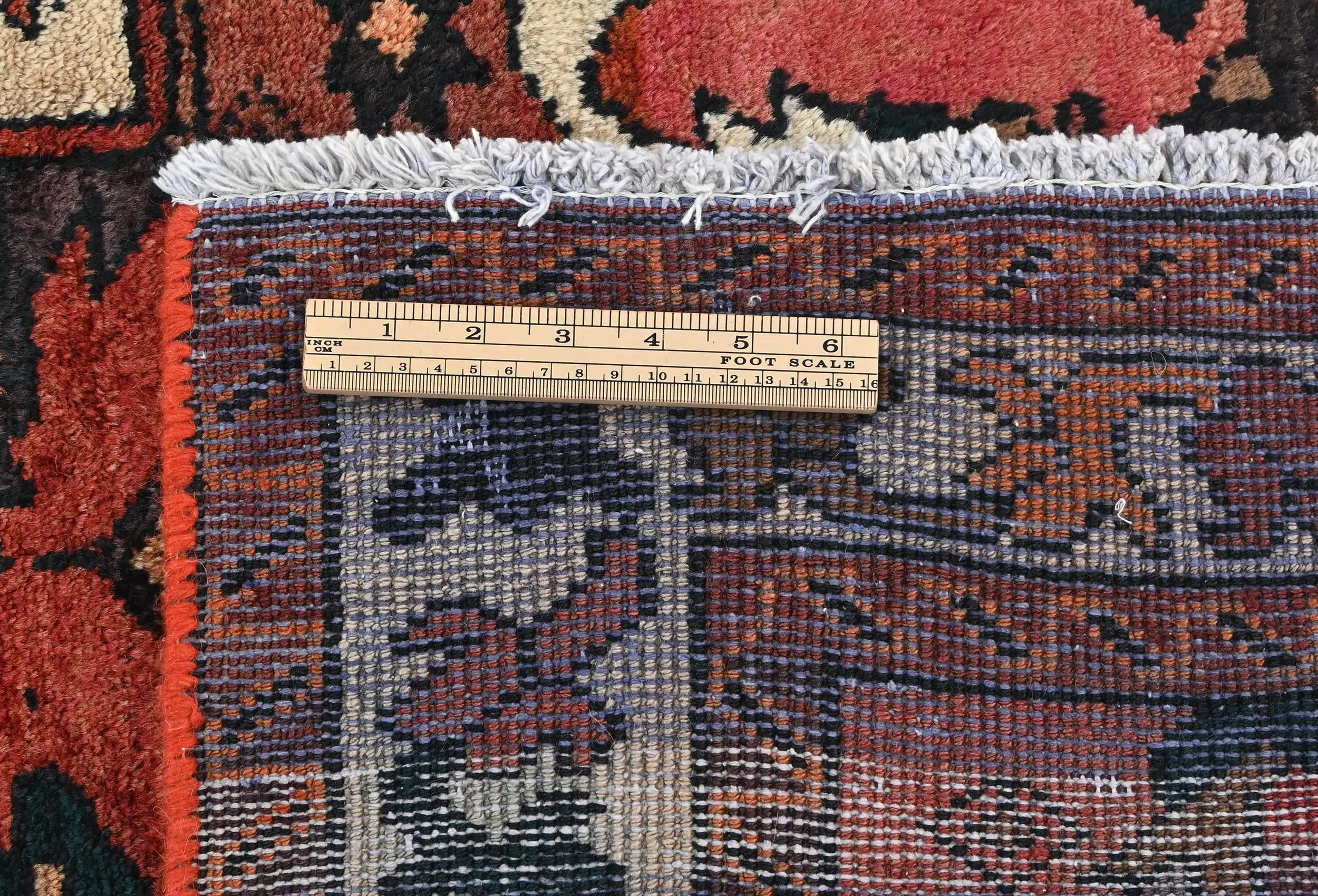 Vintage Red Tribal 5'6X6'9 Bakhtiari Persian Rug