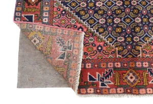 Vintage Light Red Traditional 5X9 Ardabil Persian Rug