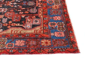 Vintage Tribal Plum 5X8 Nahavand Persian Rug