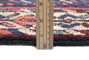 Vintage Light Red Tribal 4'6X6'7 Shiraz Persian Rug