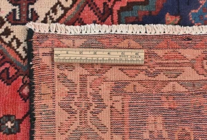 Vintage Light Red Tribal 4'6X6'7 Shiraz Persian Rug