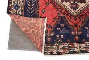 Vintage Light Red Tribal 4'6X6'7 Shiraz Persian Rug