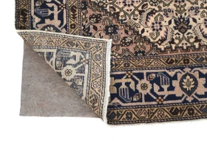 Vintage Cream Tribal Geometric 5X7 Tabriz Persian Rug