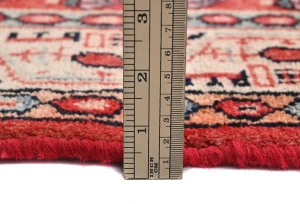 Vintage Red Tribal 4'3X6'7 Botemir Persian Rug