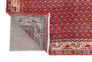 Vintage Red Tribal 4'3X6'7 Botemir Persian Rug