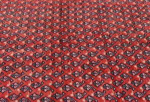 Vintage Red Tribal 4'3X6'7 Botemir Persian Rug