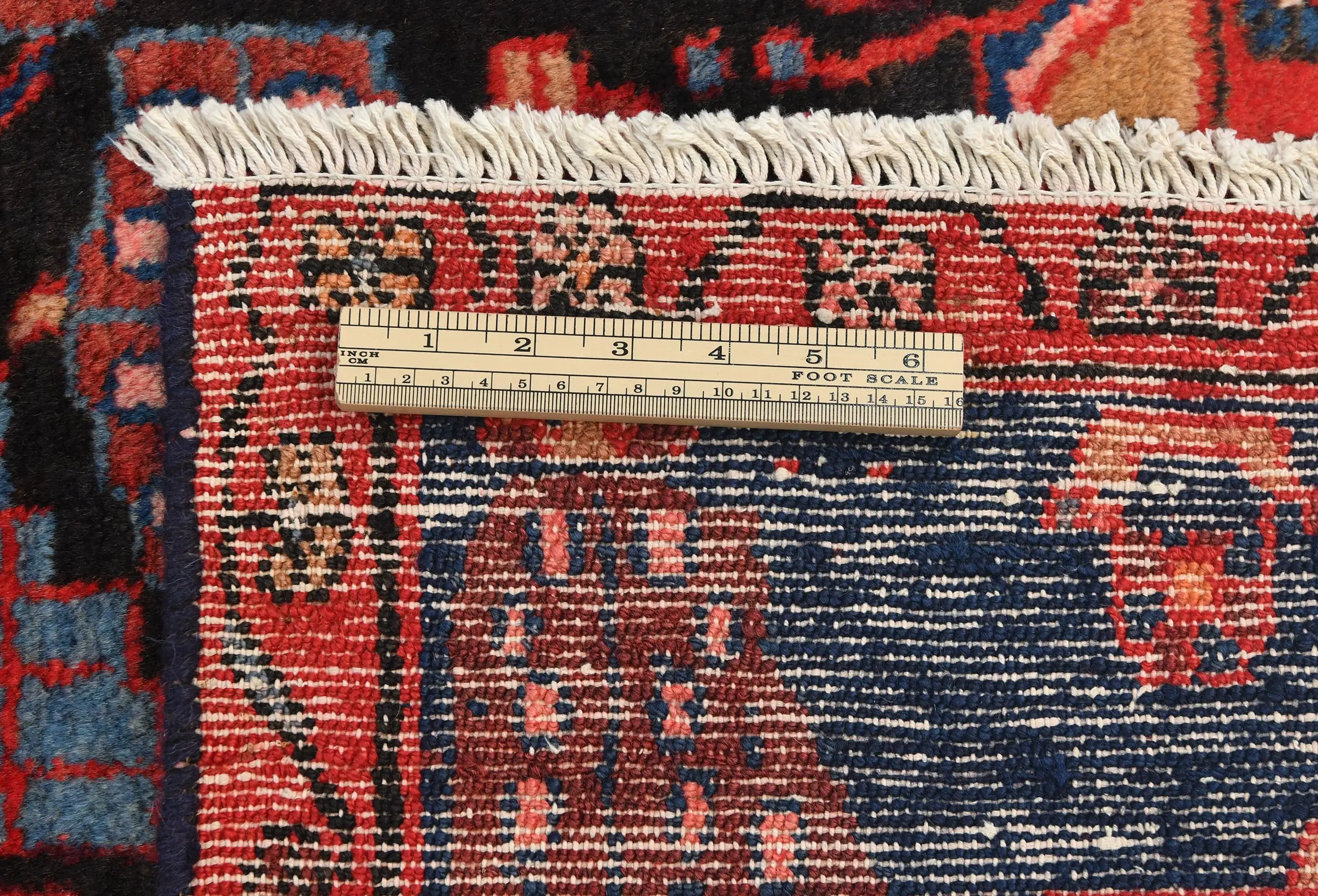 Vintage Tribal Plum 5X8 Nahavand Persian Rug