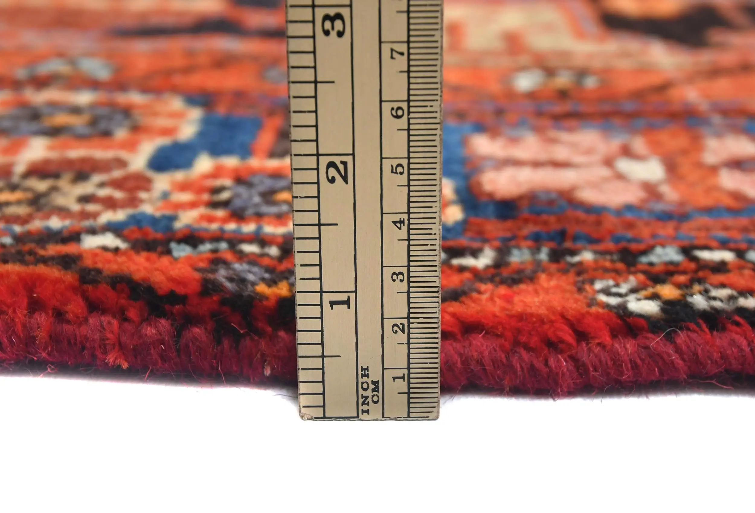 Vintage Tribal Plum 5X8 Nahavand Persian Rug